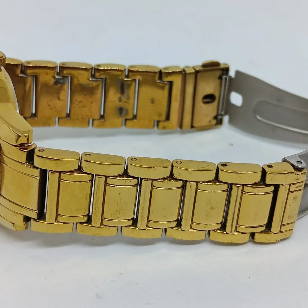 Relic ZR15668 Women's 34mm Gold Tone Multifunction Crystal Accent Watch